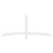 Ekena Millwork Bellingham Architectural Grade PVC Gable Bracket, 84"W x 35"H x 2"D x 4"F, 10/12 Pitch GBP084X35X0204BEL00 - alternate 3